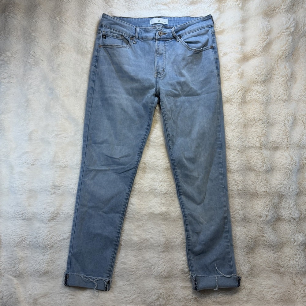 Kancan Denim Jeans Size 8 32 Waist Medium Wash Bootcut Flare‎ Blue Soft Comfy